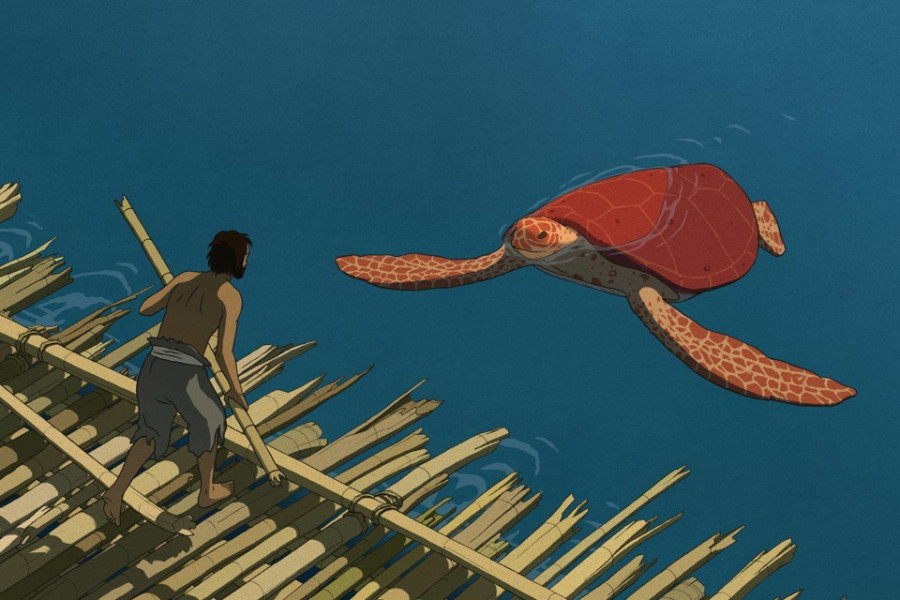Adam and Eve on a deserted island. La Tortue Rouge